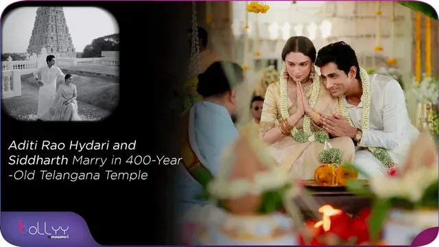 Aditi Rao Hydari and Siddharth Marry in 400-Year-Old Telangana Temple