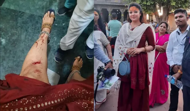 Actress Tanushree Dutta met with an accident