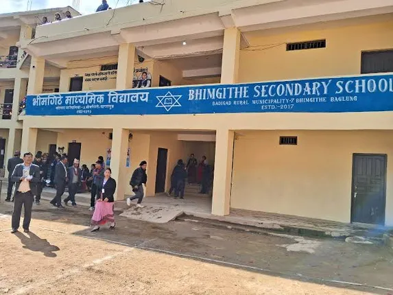 India hands over school building built under HICDP to Nepal
