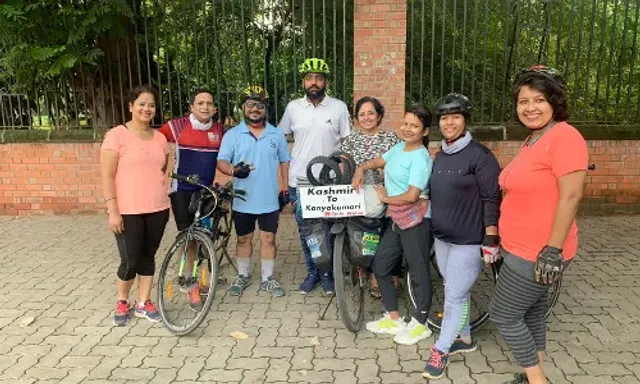 Haryana farmer cycling from Kashmir to Kanyakumari for environmental awareness