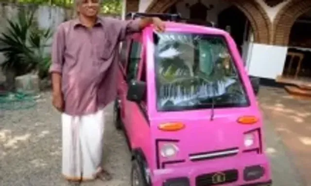 Kerala man makes electric vehicle that can run 60 km in just Rs 5 to counter rising fuel prices