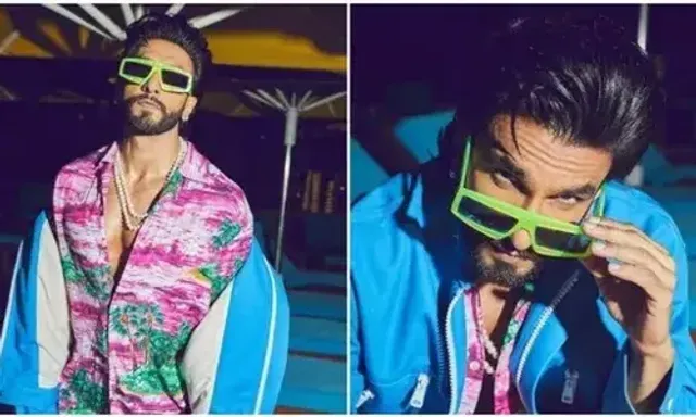 Ranveer Singh showcases 'daddy energy' in a multicoloured ensemble