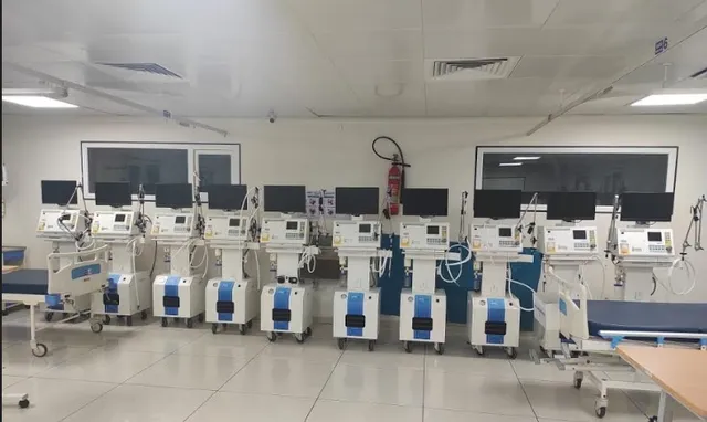 Uninterrupted oxygen supply and ventilators installed in Vadodara hospitals to treat people and save lives