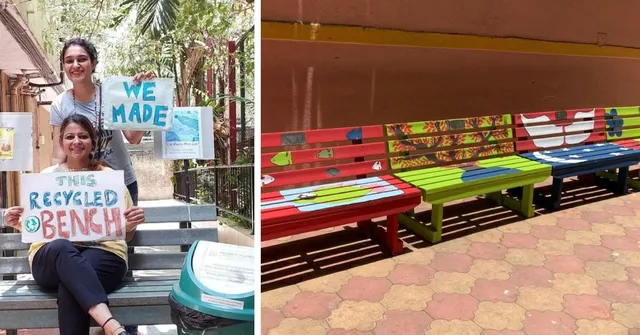 This citizen-led initiative is giving plastic waste a new life through benches, tiles and desks