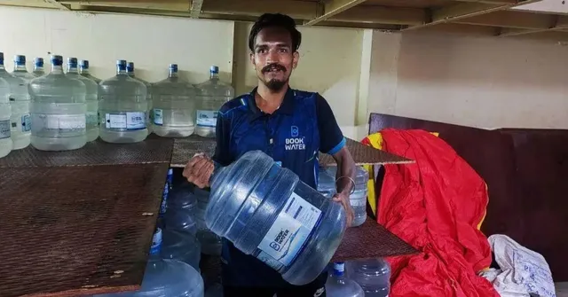 BookWater QR-coded safe drinking water