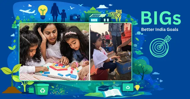 As a mother of two, I commit to daily device-free playtime, shared family meals, and one learning-led trip in 2026. (L: Representational image)