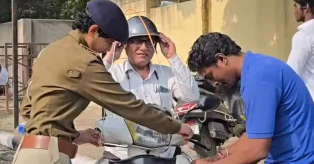 Biker safety Surat Makar Sankranti