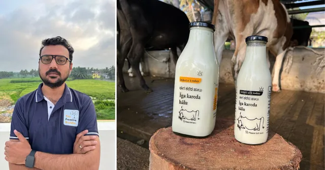 The Farming Buddha procures over 500 litres of milk daily from farmers near Mysuru