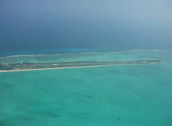 Breathtaking View Of The Agatti Airfield At Lakshadweep. BONUS: Watch A Plane Land On This Airstrip