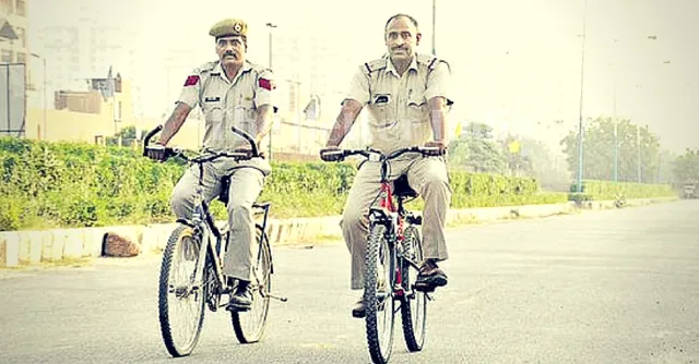 Gurgaon Police Has a New Cleaner & Greener Patrolling Vehicle - the Bicycle!