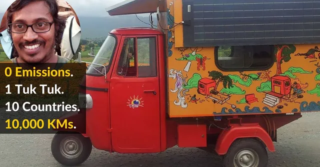 From India to UK: One Engineer's 10,000 Km Journey in a Self-Designed Solar Autorickshaw