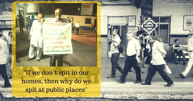 This 65-Year-Old Man Stands at a Railway Station Every Day with a Message for All of Us