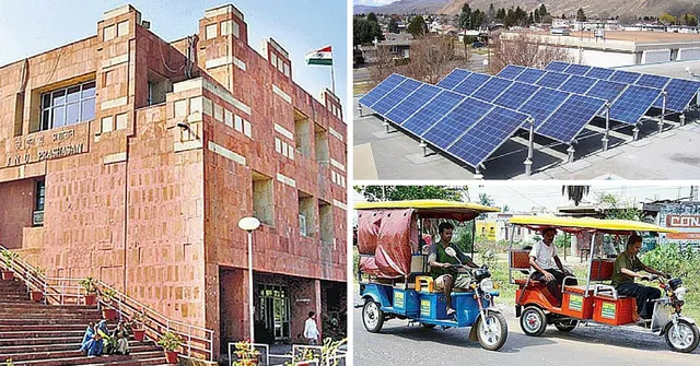 Delhi's JNU Campus to Go Green: Will Lead the Way with Solar Power, E-Rickshaws and Bicycles