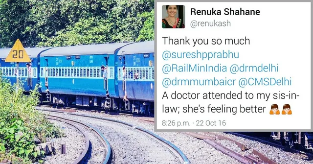 Railway Ministry to the Rescue: How Renuka Shahane's Ailing Relative Got Medical Help after a Tweet