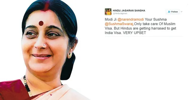 Sushma Swaraj Fires Back at Twitter Troll with a Powerful Lesson in Religious Harmony