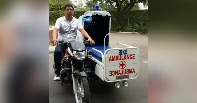 A Beggar's Ordeal After His Wife's Death Inspired This Mechanic to Design a Bike Ambulance