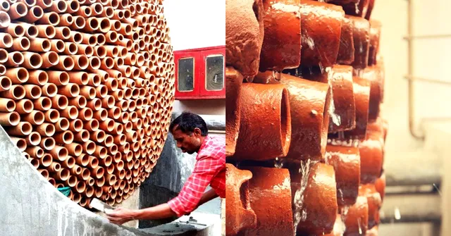 Delhi's Ant Studio Shows Terracotta & Water Is All You Need to Build a Low-Cost AC!