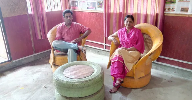 Furniture From Recycled Tyres! The Innovative Hyderabad Couple Behind This and More