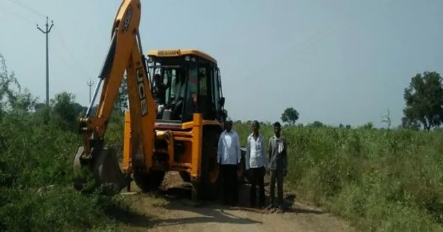 The Govt Failed Them, so These Farmers Rented a Bulldozer and Got Busy Repairing