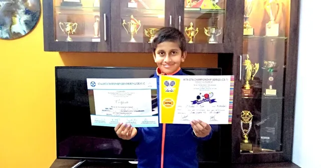 Mysuru's Rising 10-Year-Old Tennis Star Will Now Train at a Global Academy in US