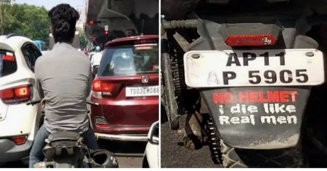 "I Die Like Real Men"– Hyderabad Police's Hilarious Tweet Reminds Us About Helmet Safety!