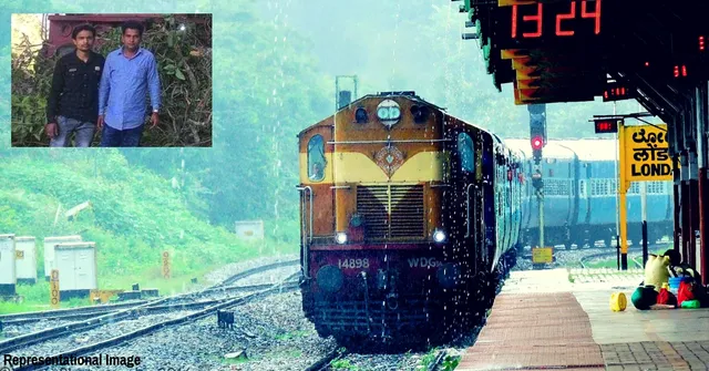 Running for Half a Kilometre Waving Shirts, 2 Youth Avert Major Train Tragedy!