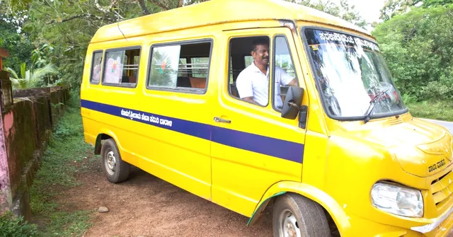 Karnataka Teacher Turns Driver to Keep School Running, Ensures Students Don't Drop Out!