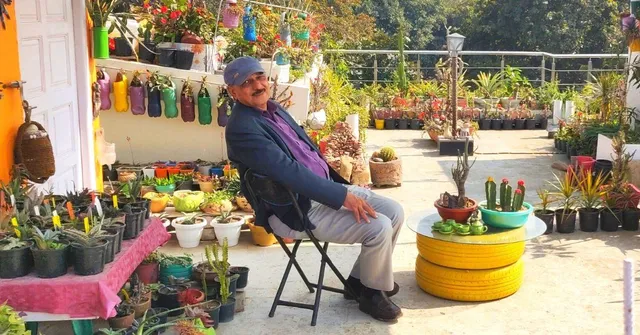 400 Organic Plants & 100+ Pots Made From Waste: Haryana Man's Garden Is Stunning!