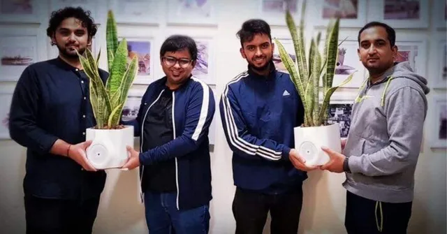 Delhi Startup's 'Smart Plant' Can Purify The Air in Your Room in Just 20 Minutes