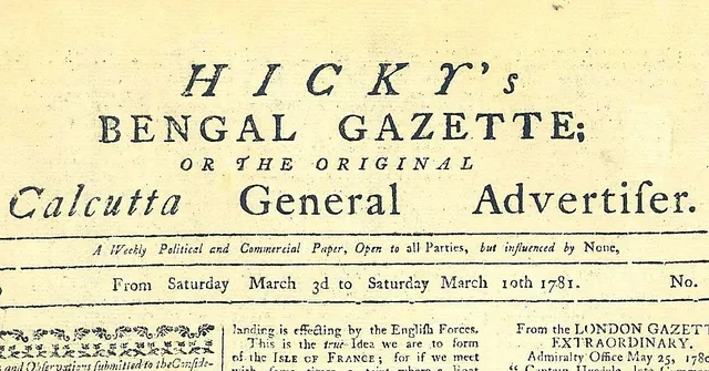 How an Irishman Challenged the East India Company With India's First Newspaper