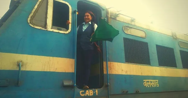 MP Woman Fights Gender Stereotypes To Command India's First All-Women Goods Train