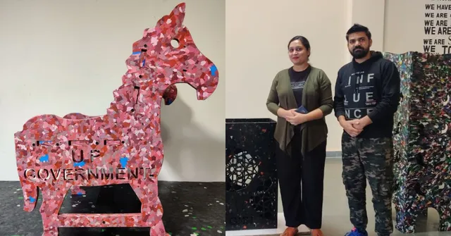 Friends Innovate Device to Recycle Plastic; Design Benches Out of Waste for Anganwadis
