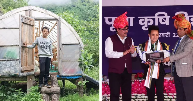 26-YO Nagaland Man Uses Trash & Bamboo To Build Low-Cost Solar Dryer For Farmers, Wins IARI Award