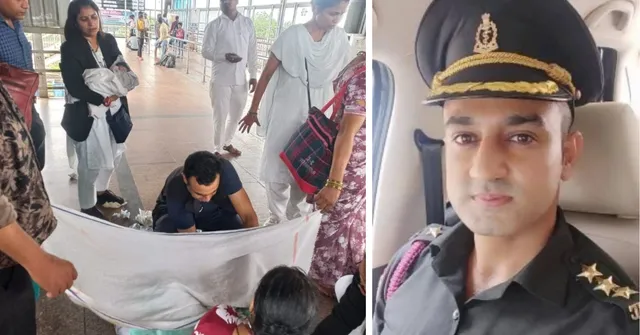 Army Doctor & Railway Staff Safely Deliver Baby On Footover Bridge With Just A Pocket Knife & Hair Pins!