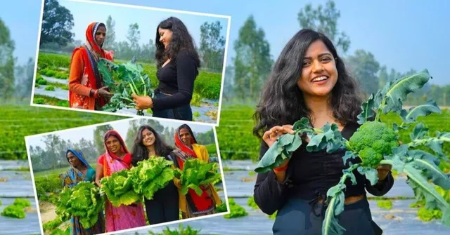 Meet Young Lucknow Farmer Growing Bell Peppers & Kale on 6 Acres, Making Rs 1 Crore a Year
