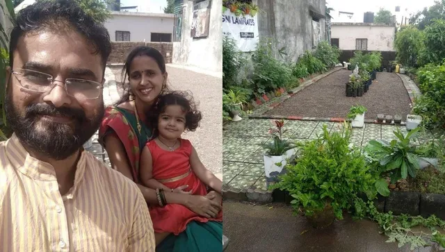 Harish's Family And His Garden