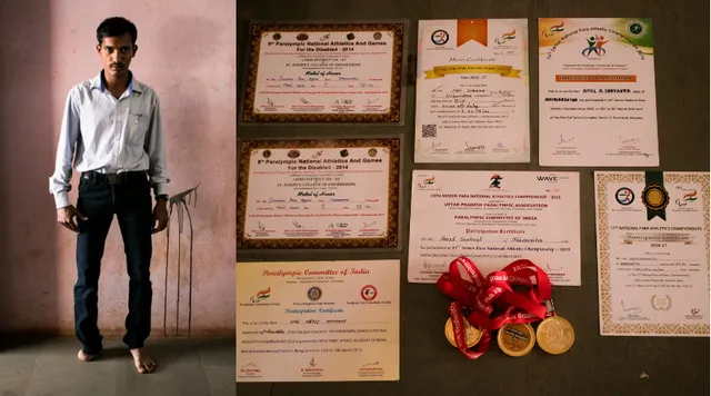 एक एथलीट और स्पोर्ट्स टीचर; पर अगर आप अमोल के पैरों को देखंगे तो चौंक जायेंगे!