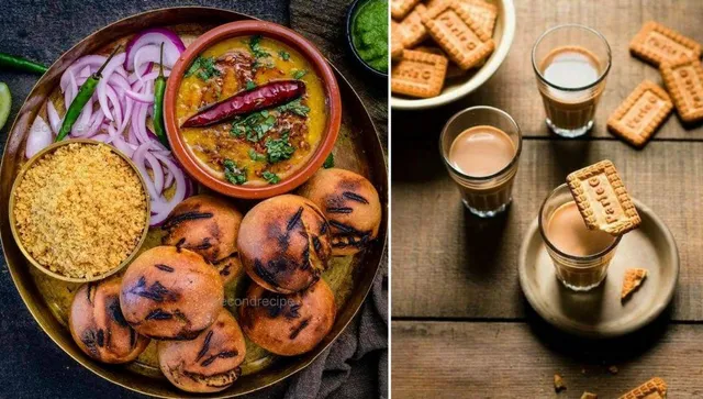 Dal Bati Churma and Tea Biscuit