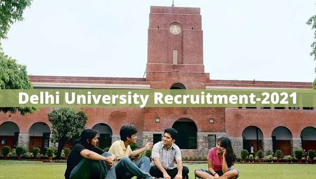 Government Jobs In Delhi University