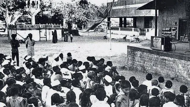 history of tv in india