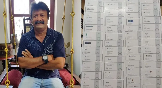 Shafi Vikraman did 130+ free online courses from Yale, Princeton etc