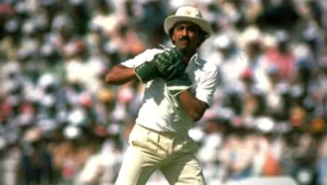 Surinder Khanna playing in Asia Cup 1984