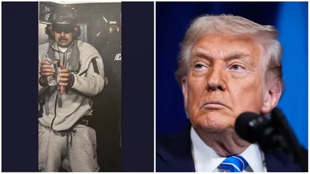 কালো আইপ্যাচ, হাতে হাতকড়া! ভেনেজুয়েলার প্রেসিডেন্টকে আটক করল আমেরিকা, হুঙ্কার ছুঁড়লেন ডোনাল্ড ট্রাম্প