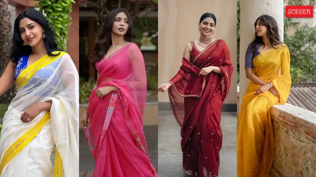 സാരിയഴകിൽ ഐശ്വര്യ; വേറിട്ട 8 ലുക്കുകൾ