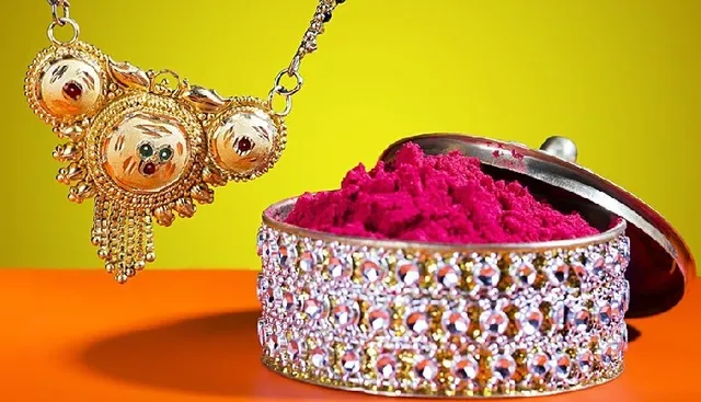 Student forced to wear sindoor, mangalsutra while she was going from school.