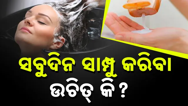 ପ୍ରତିଦିନ ସାମ୍ପୁ କରିବା ଠିକ୍ ନା ଭୁଲ?