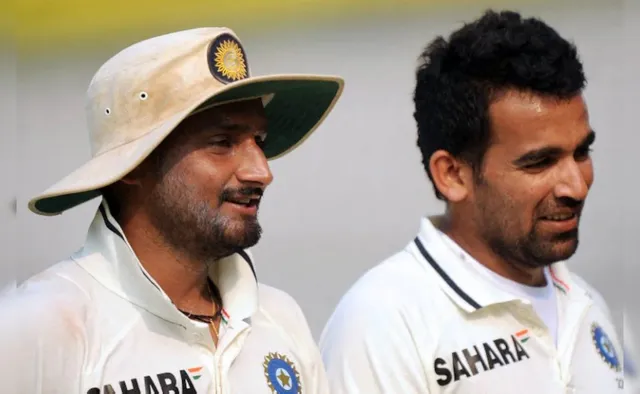 Bhajji and Zaheer Khan