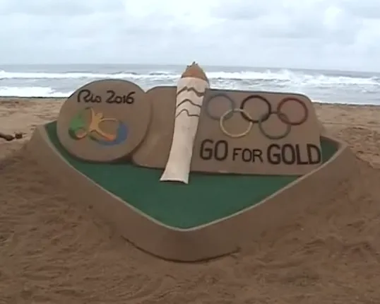 ଗୋ ଫର ଗୋଲ୍ଡ : ଭାରତୀୟ ଅଲିମ୍ପିକ୍ସ ଦଳକୁ ଶୁଭେଚ୍ଛା ଜଣାଇଲେ ବାଳୁକା ଶିଳ୍ପୀ ସୁଦର୍ଶନ ପଟ୍ଟନାୟକ