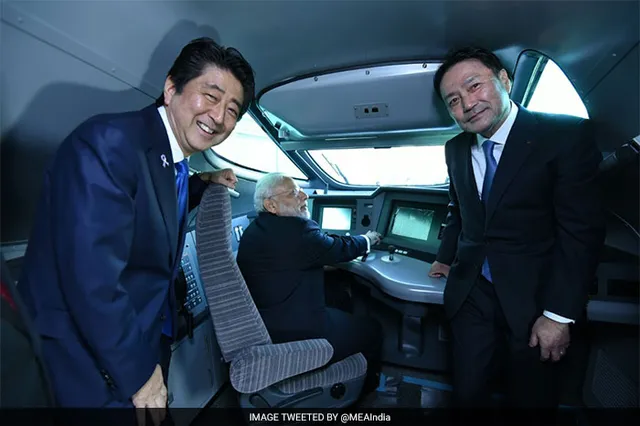 ଜାପାନରେ ପ୍ରଧାନମନ୍ତ୍ରୀଙ୍କ ନୂଆ ଅବତାର : ବୁଲେଟ୍ ଟ୍ରେନ ଡ୍ରାଇଭର ସିଟରେ ମୋଦି