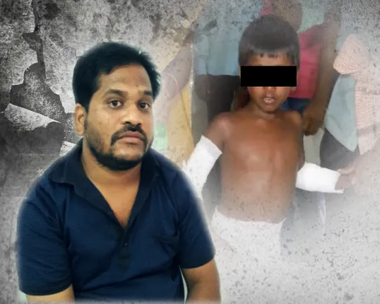 ପିଶାଚ ପିତାର କାହାଣୀ ! ପାଠ ନପଢିବାରୁ ୫ ବର୍ଷର ପୁଅକୁ ଚେଙ୍କ